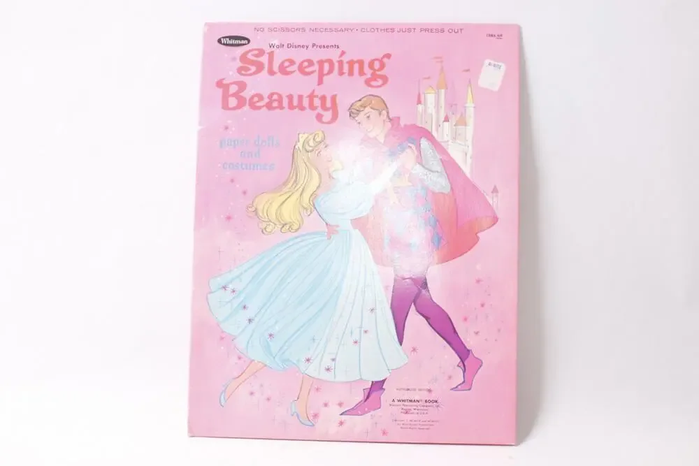 1960s Whitman Disney Sleeping Beauty Paper Doll Book ~ 260722-WH 1324